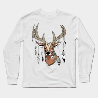 Deer Head Long Sleeve T-Shirt